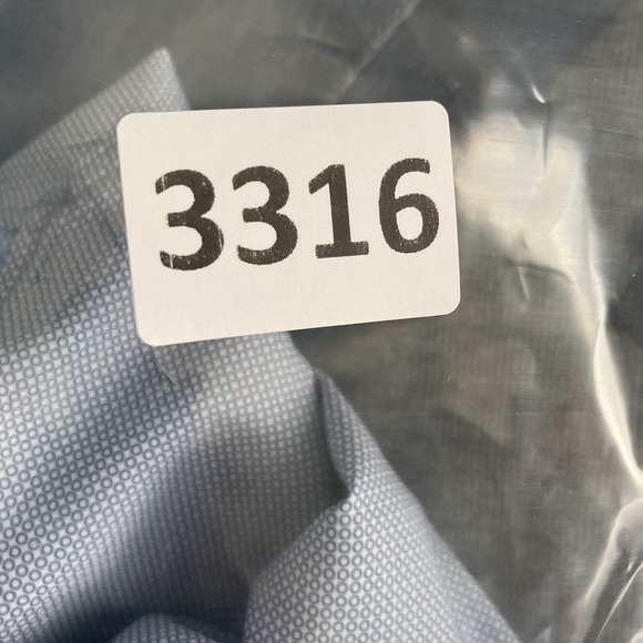 Wrk Shirt Mens Size 17 Button Down 4 Way Stretch Blue‎ Work Rest Karma Comfort - Picture 10 of 10